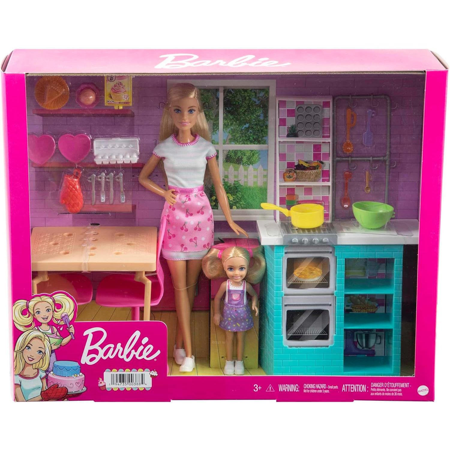 Barbie Sisters Baking Playset With Barbie Doll Chelsea Doll Toywell