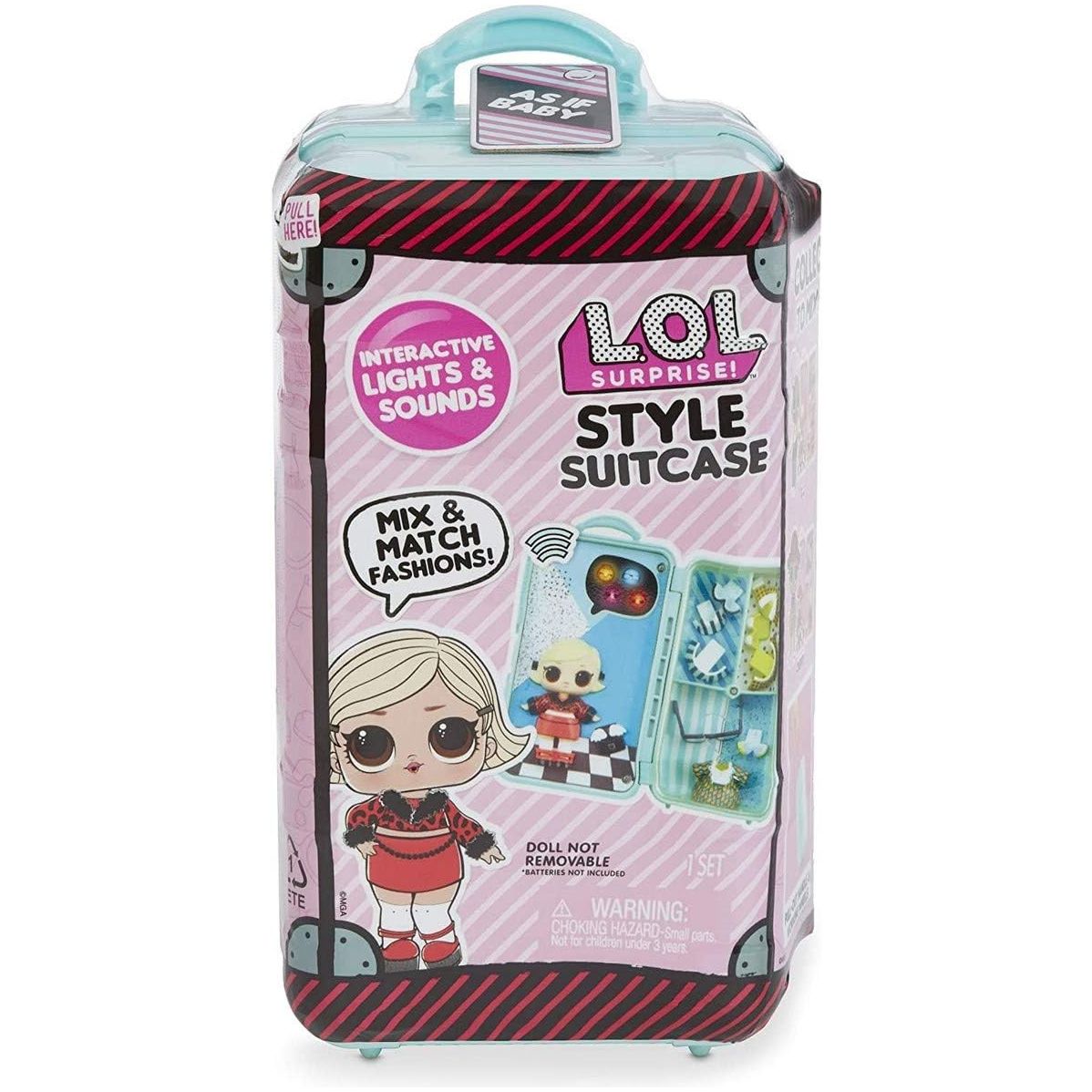 L.O.L Surprise Style Suitcase As If Baby Doll Playset Toywell