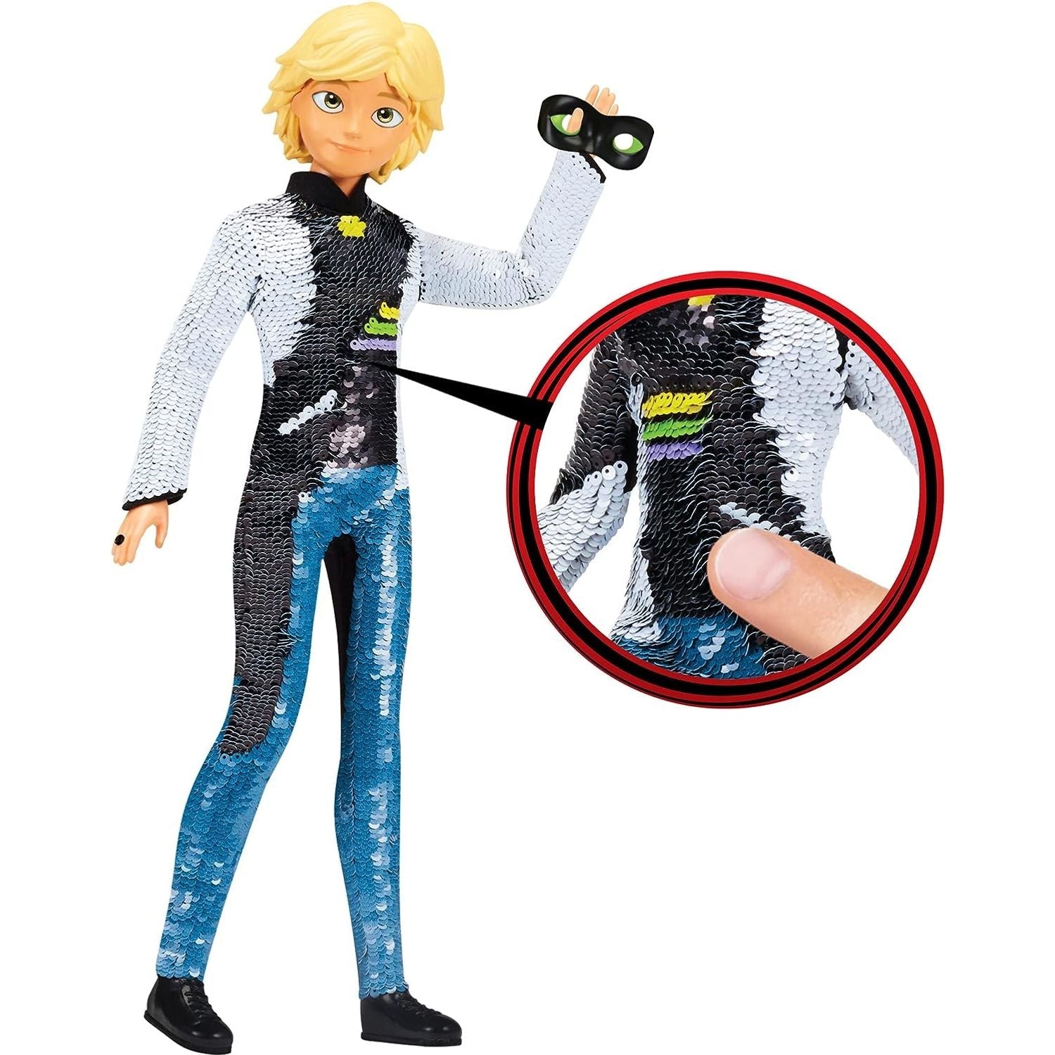 Miraculous Ladybug Fashion Flip Adrien To Cat Noir Doll Toywell 9055